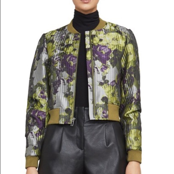 BCBGMAXAZRIA Multi-Floral Jacket, x-small - Picture 6 of 6